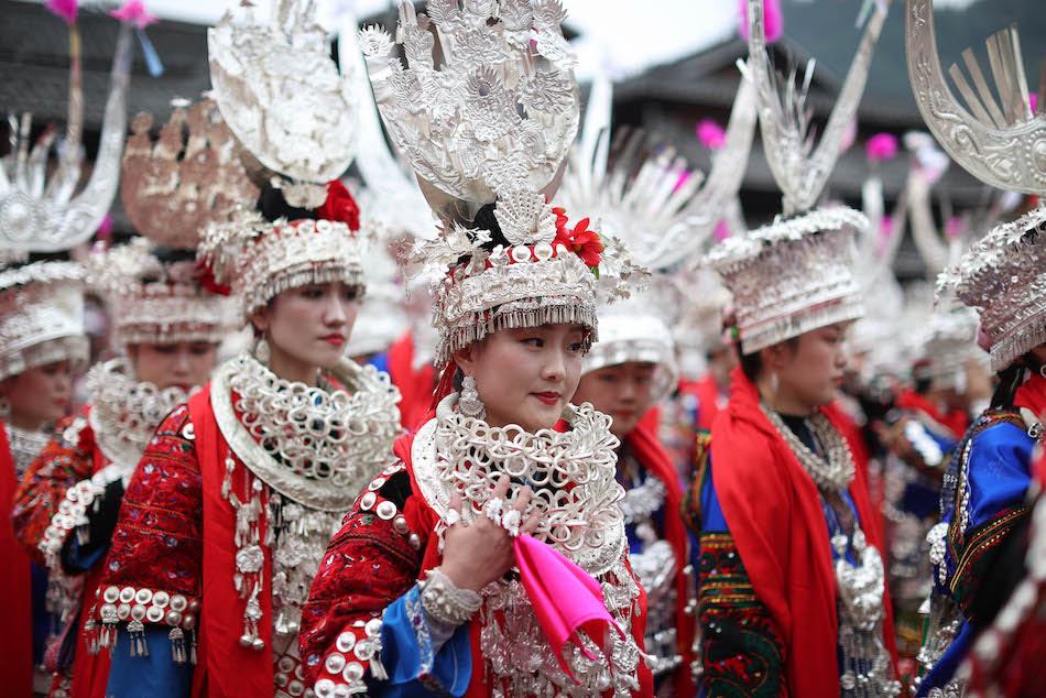 Guizhou Leishan: danza del Lusheng per celebrare la festa Guzang