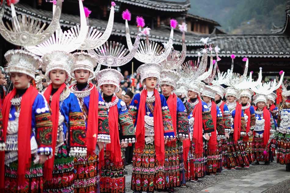 Guizhou Leishan: danza del Lusheng per celebrare la festa Guzang