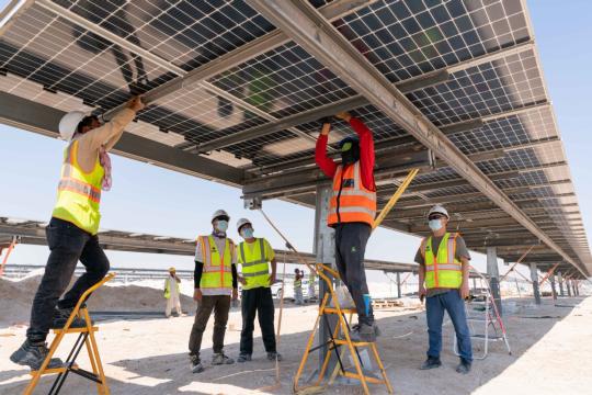 Progetto a energia solare prodotto in Cina rende la Coppa del Mondo più verde