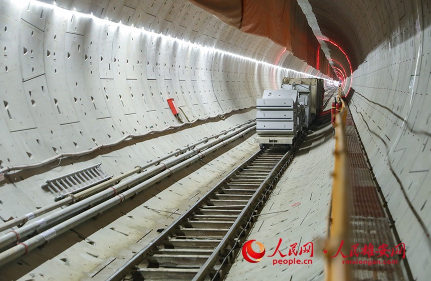 In costruzione la linea rapida dalla nuova area di Xiong'an all'aeroporto internazionale di Beijing Daxing