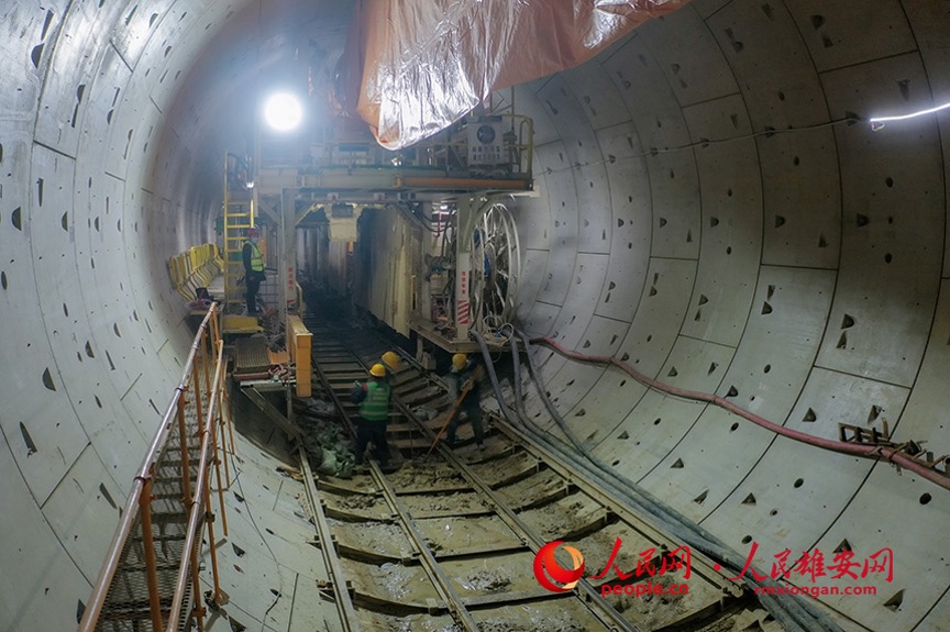 In costruzione la linea rapida dalla nuova area di Xiong'an all'aeroporto internazionale di Beijing Daxing