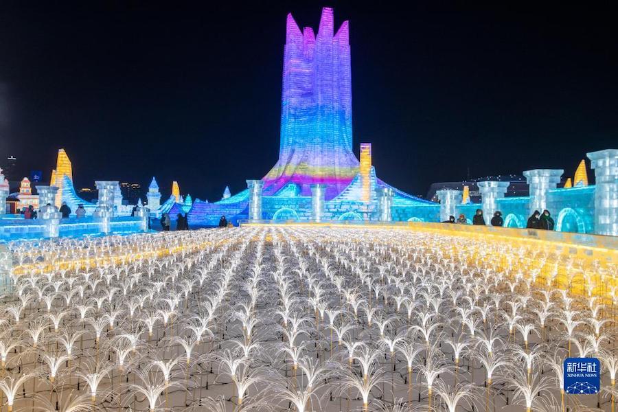 Harbin Ice-Snow World inizia l'apertura di prova