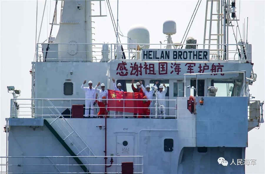 14° anniversario del servizio di scorta della Marina cinese nel Golfo di Aden