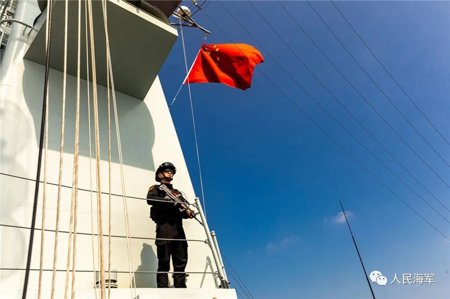 14° anniversario del servizio di scorta della Marina cinese nel Golfo di Aden
