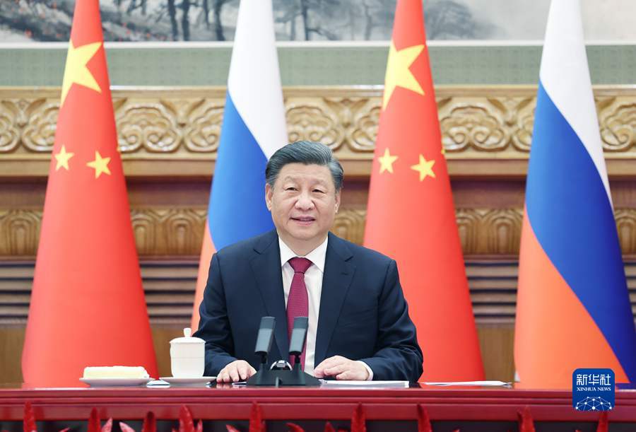 Video colloquio tra Xi Jinping e Vladimir Putin
