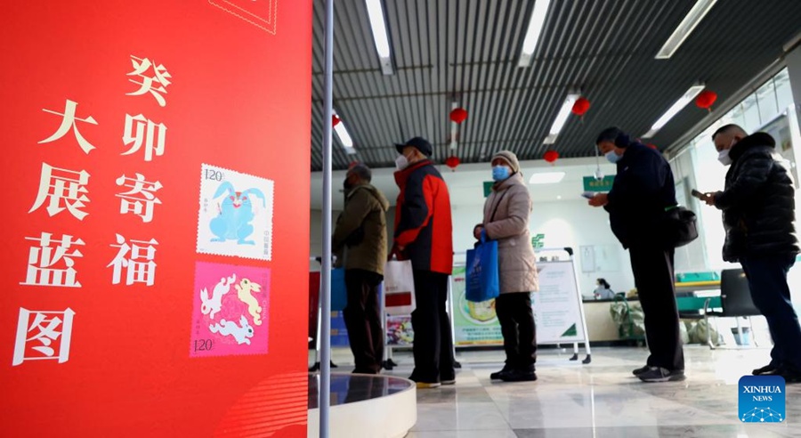 China Post emette francobolli speciali per l'Anno del Coniglio