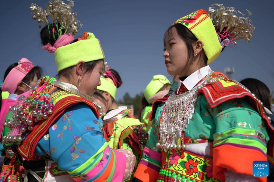 Guizhou: festa tradizionale celebrata dall'etnia Miao per accogliere il nuovo anno