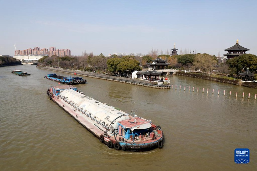 Trafficato il Gran Canale Beijing-Hangzhou