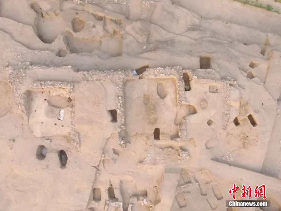 Località di Xiaoyuliang, edificio centrale. (Foto in gentile concessione dell'Istituto di Ricerca archeologica della provincia dello Shanxi)