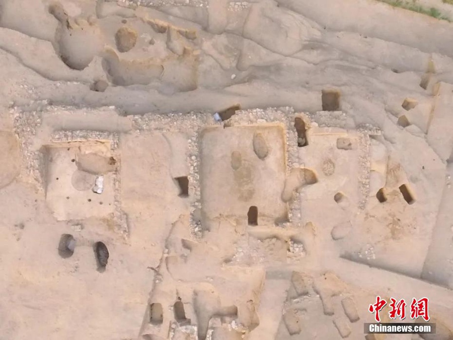 Località di Xiaoyuliang, edificio centrale. (Foto in gentile concessione dell'Istituto di Ricerca archeologica della provincia dello Shanxi)