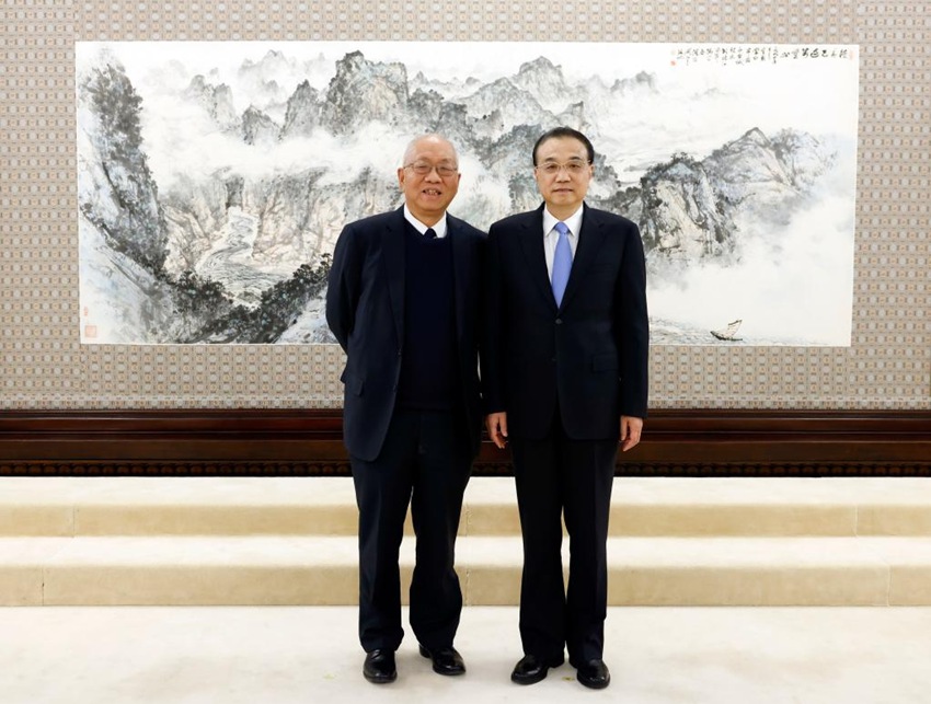 Premier cinese incontra il famoso matematico Shing-Tung Yau