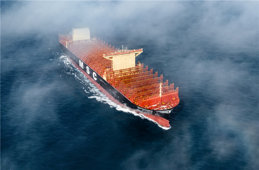 Hudong-Zhonghua Shipbuilding Group consegna a MSC più grande porta container del mondo