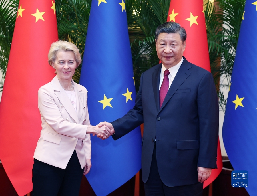 Incontro fra Xi Jinping e Ursula von der Leyen