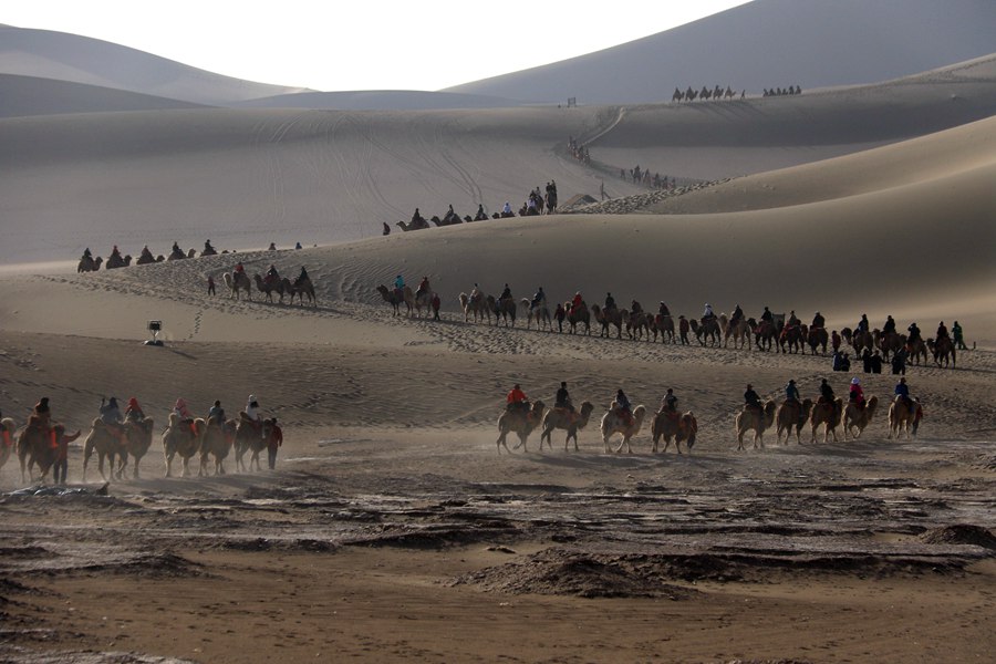 Aprile, ottima stagione per visitare Dunhuang sulla Via della Seta