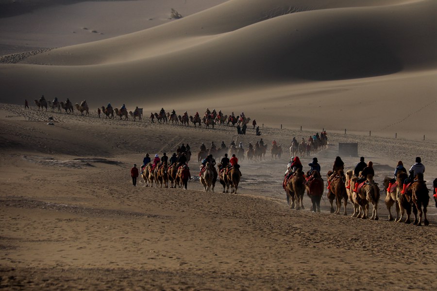 Aprile, ottima stagione per visitare Dunhuang sulla Via della Seta