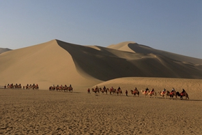 Aprile, ottima stagione per visitare Dunhuang sulla Via della Seta