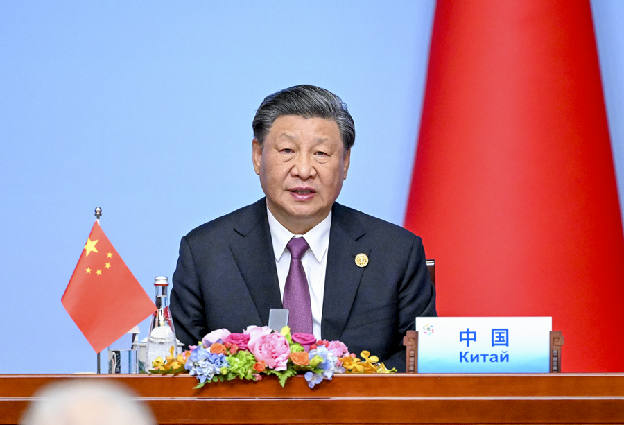 Xi'an: Xi Jinping e i capi di Stato dei cinque Paesi dell'Asia Centrale incontrano insieme la stampa