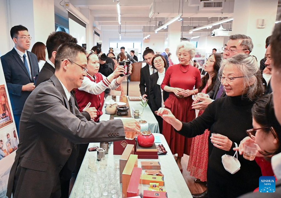 New York: salone culturale del tè con specialità di Quanzhou