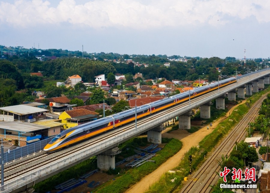 Iniziati i test congiunti dei componenti della ferrovia ad alta velocità Jakarta–Bandung