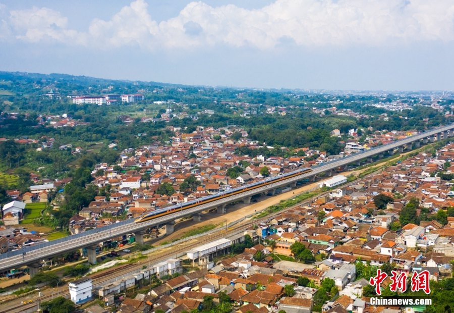 Iniziati i test congiunti dei componenti della ferrovia ad alta velocità Jakarta–Bandung