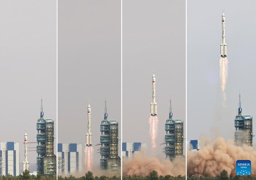 Lanciata con successo l'astronave con equipaggio Shenzhou-16