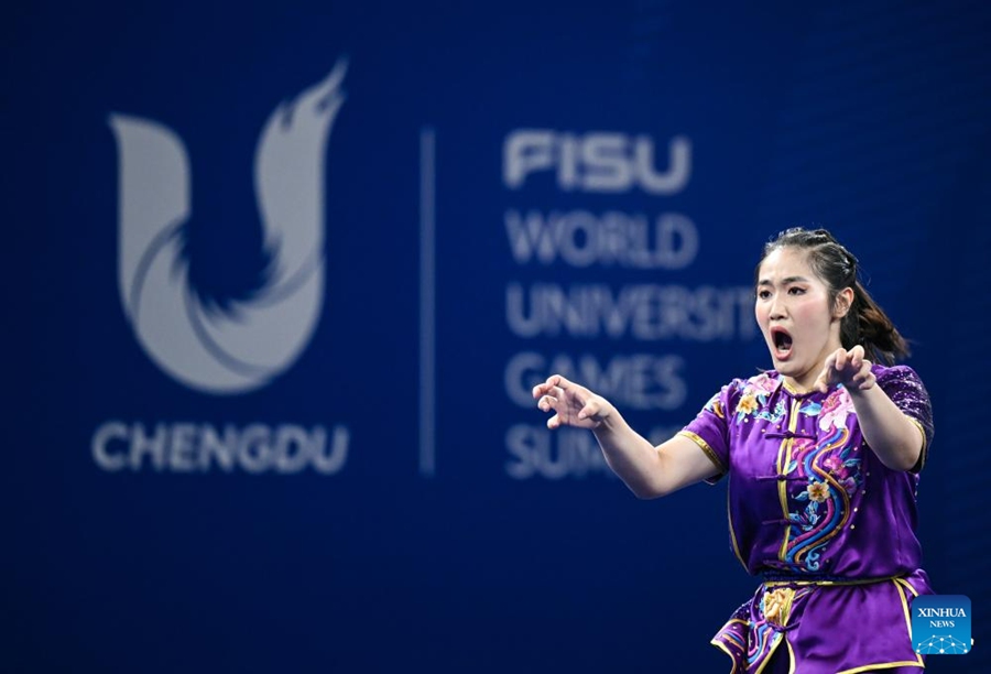 Le competizioni di Wushu delle Universiadi di Chengdu