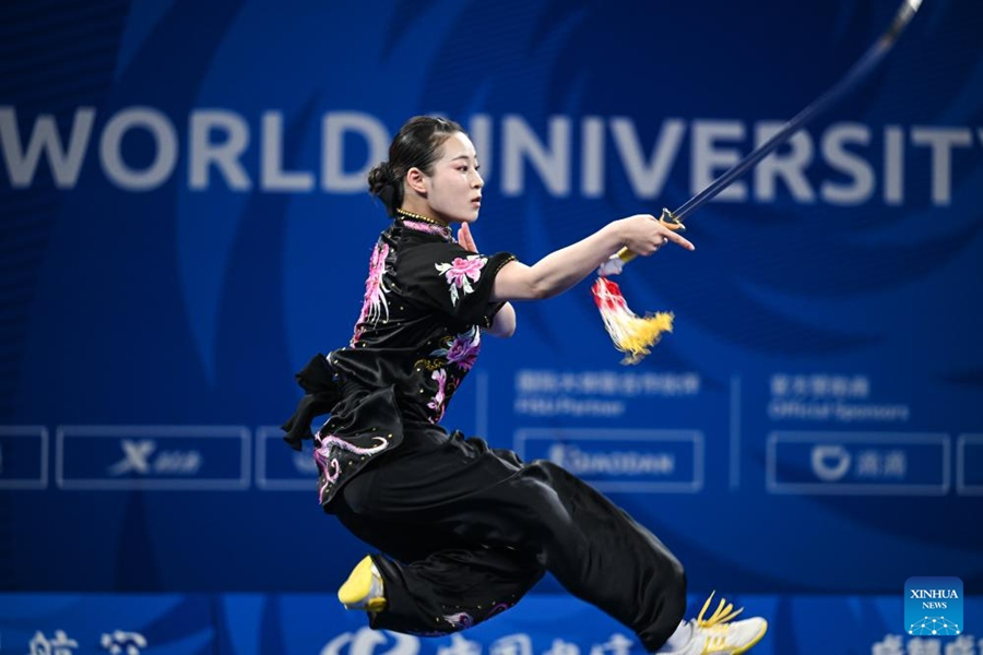Le competizioni di Wushu delle Universiadi di Chengdu