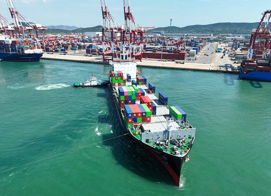 Porto di Qingdao, Shandong: 10 nuove rotte "Belt and Road" aggiunte nel 2023