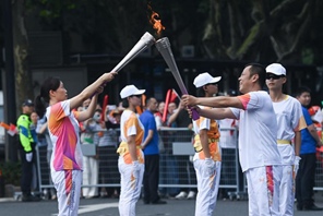 Parte la staffetta della fiaccola della 19esima edizione di Giochi Asiatici di Hangzhou