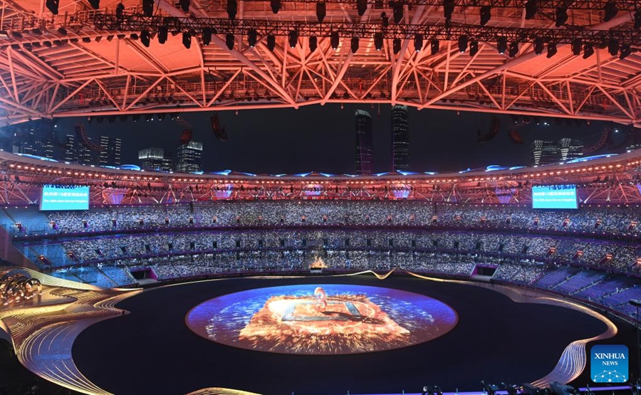 Cerimonia di apertura dei XIX Giochi Asiatici a Hangzhou
