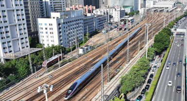 Treno ad alta velocità riduce i tempi di viaggio nel Guangdong