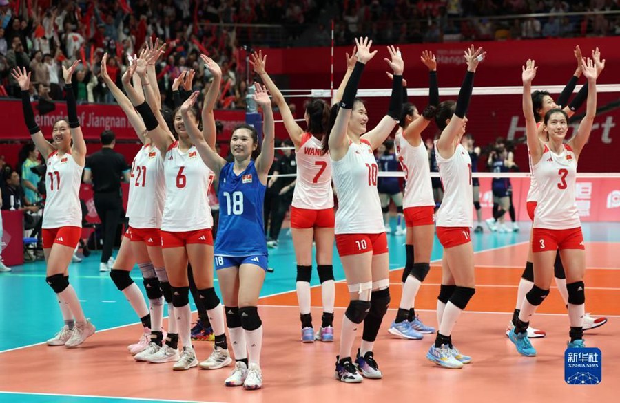 XIX Giochi Asiatici: la Cina ha vinto la medaglia d'oro nella finale femminile di pallavolo