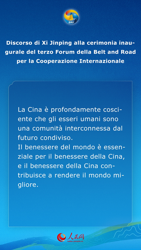 Punti chiave del discorso di Xi Jinping alla cerimonia inaugurale del terzo Forum della Belt and Road per la Cooperazione Internazionale