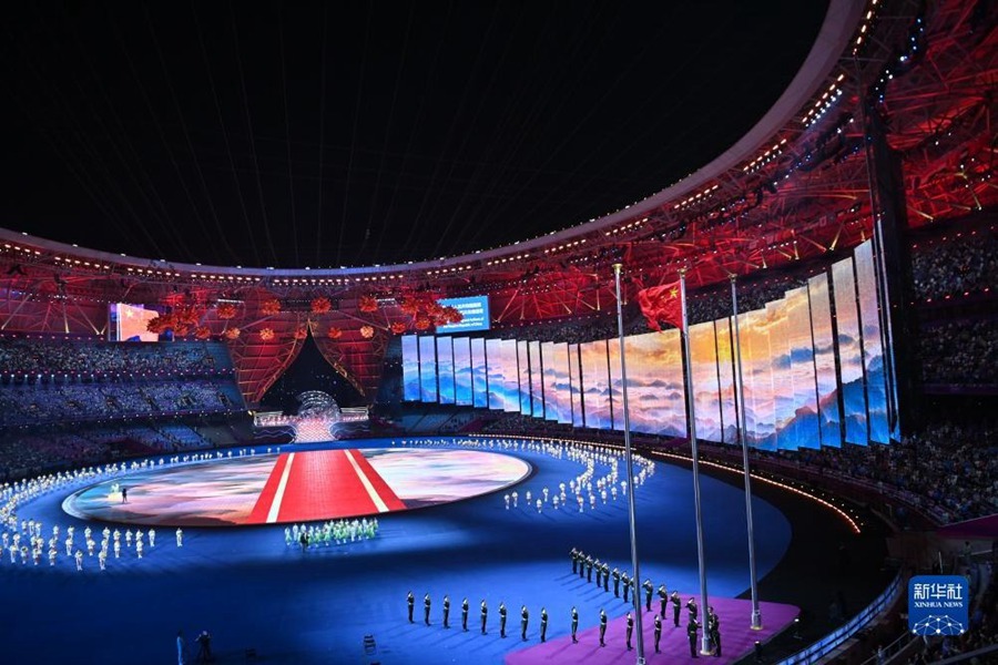 Para Giochi Asiatici di Hangzhou, la cerimonia di apertura
