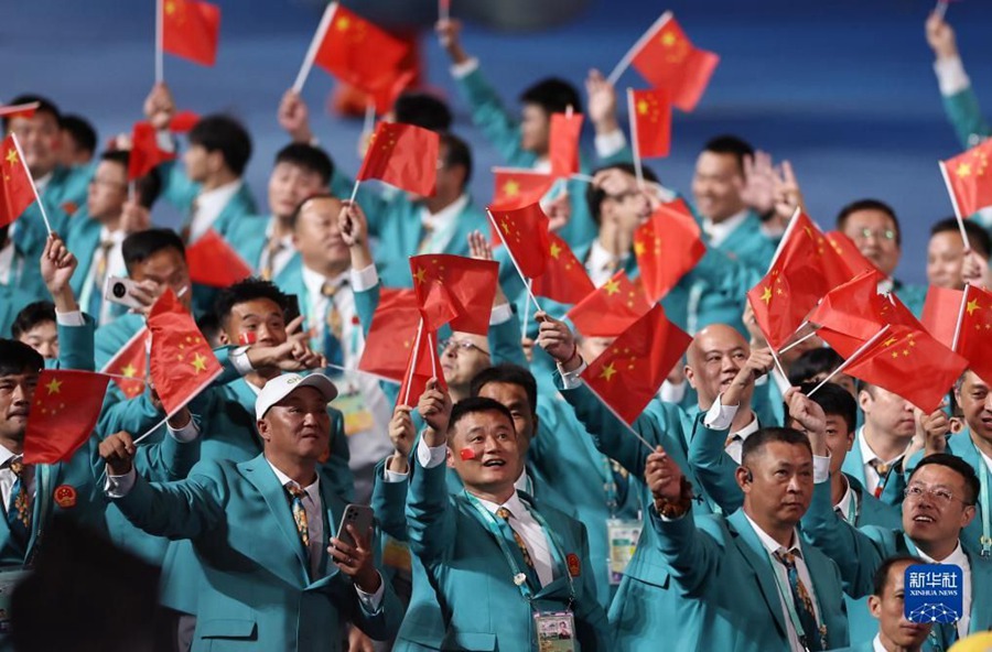 Para Giochi Asiatici di Hangzhou, la cerimonia di apertura