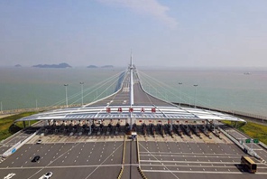 Il ponte Hong Kong-Zhuhai-Macao, 36 milioni di entrate e uscite in cinque anni