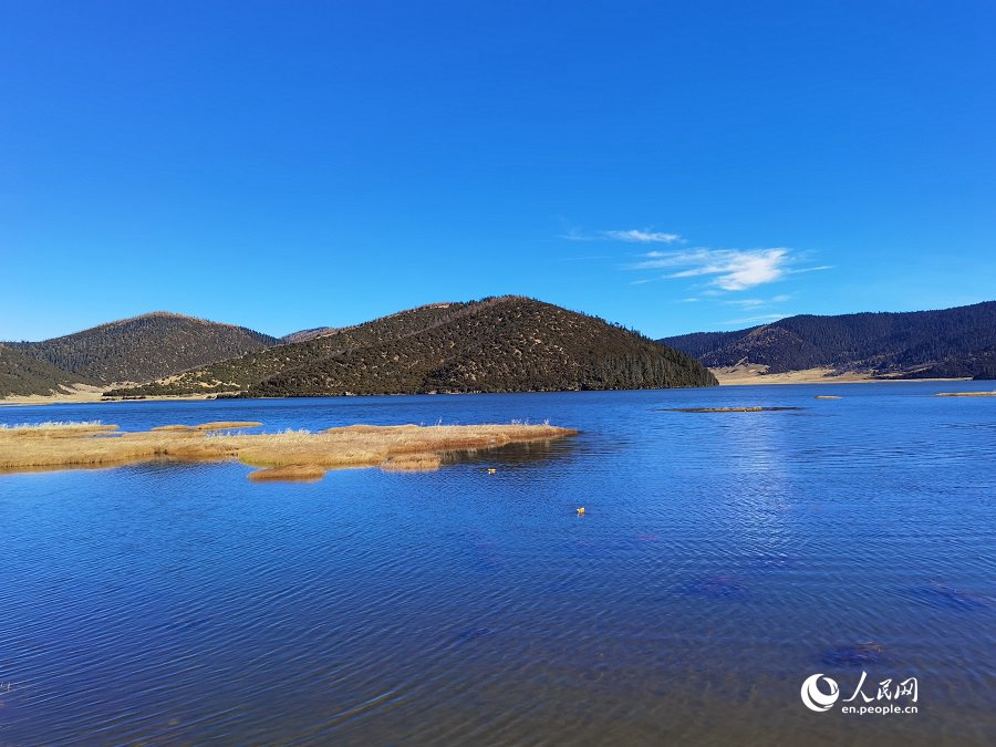 Pittoresco scenario di inizio inverno nel Parco Nazionale Shangri-La nello Yunnan