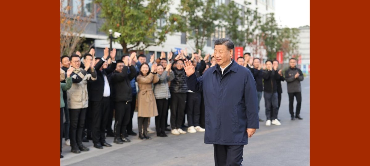 Xi Jinping ispeziona Yancheng, nel Jiangsu, sulla via di ritorno a Beijing