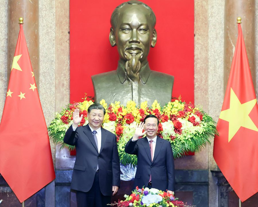 Hanoi, colloquio Xi Jinping-Vo Van Thuong