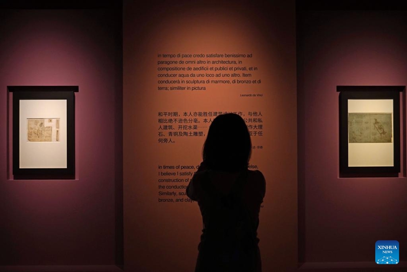 Lavori originali di Leonardo da Vinci in mostra a Shanghai