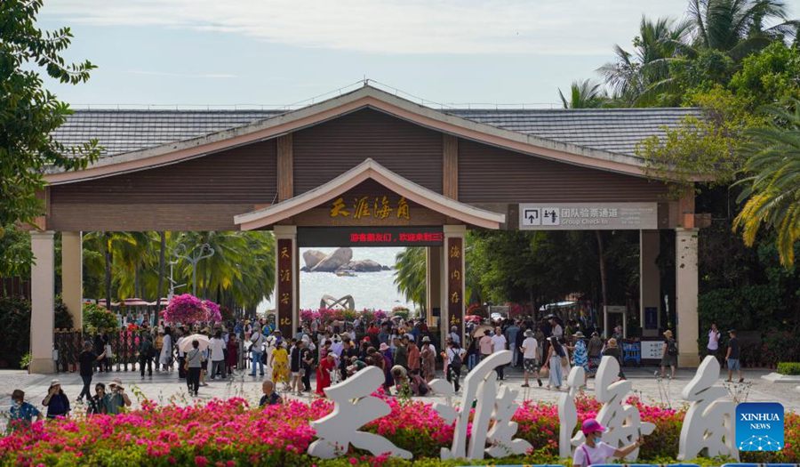 Alta stagione del turismo a Sanya