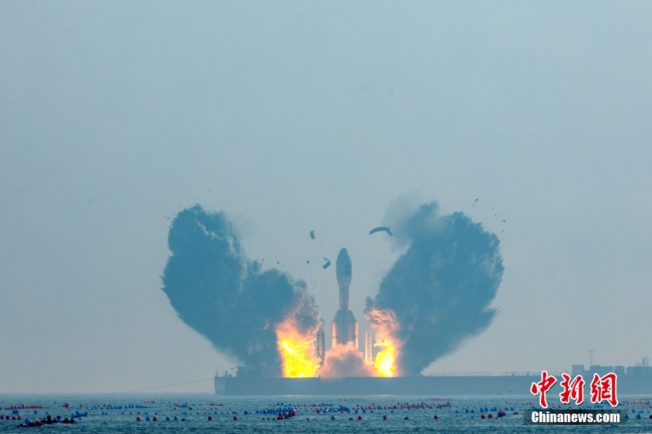 La Cina ha lanciato con successo tre satelliti commerciali con veicolo di lancio Gravity-1