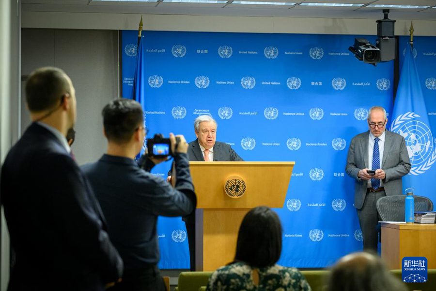 Dichiarazione di António Guterres sul conflitto israelo-palestinese