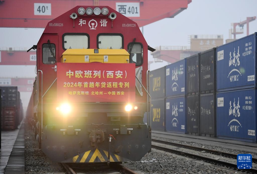 Xi'an: i treni merci Cina-Europa portano 