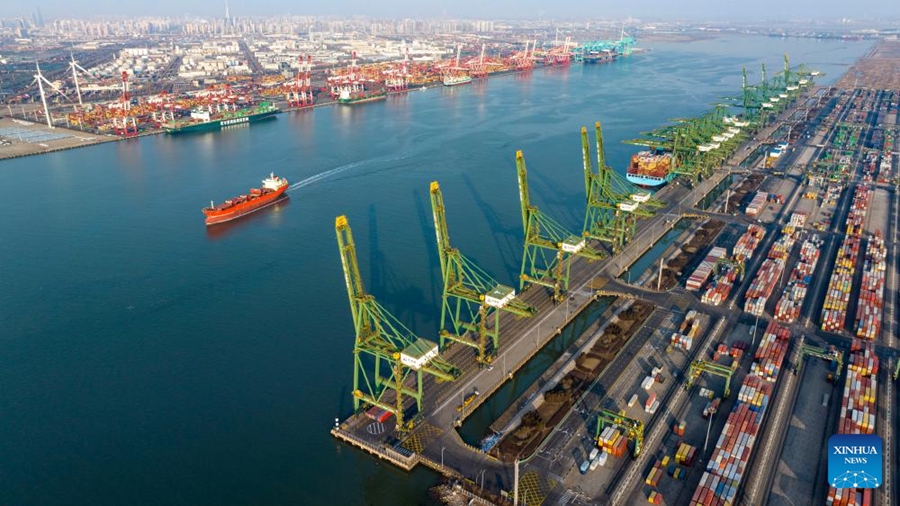 Il porto di Tianjin costruisce un varco marittimo di alto livello per la regione Beijing-Tianjin-Hebei