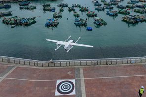 Shenzhen: nuova rotta di consegna di frutti di mare tramite drone