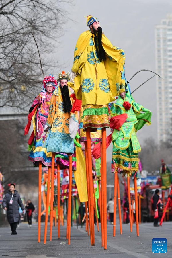 Tradizionale parata di Shehuo a Xining, Qinghai