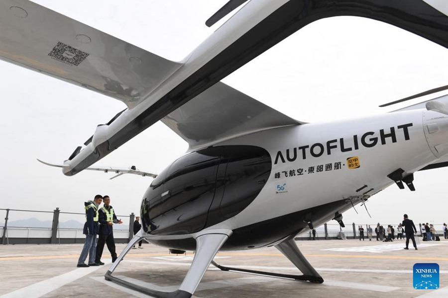 L'aereo eVTOL completa il primo volo dimostrativo interurbano a Shenzhen