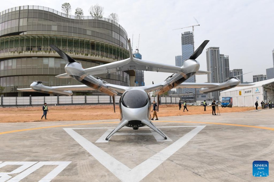 L'aereo eVTOL completa il primo volo dimostrativo interurbano a Shenzhen
