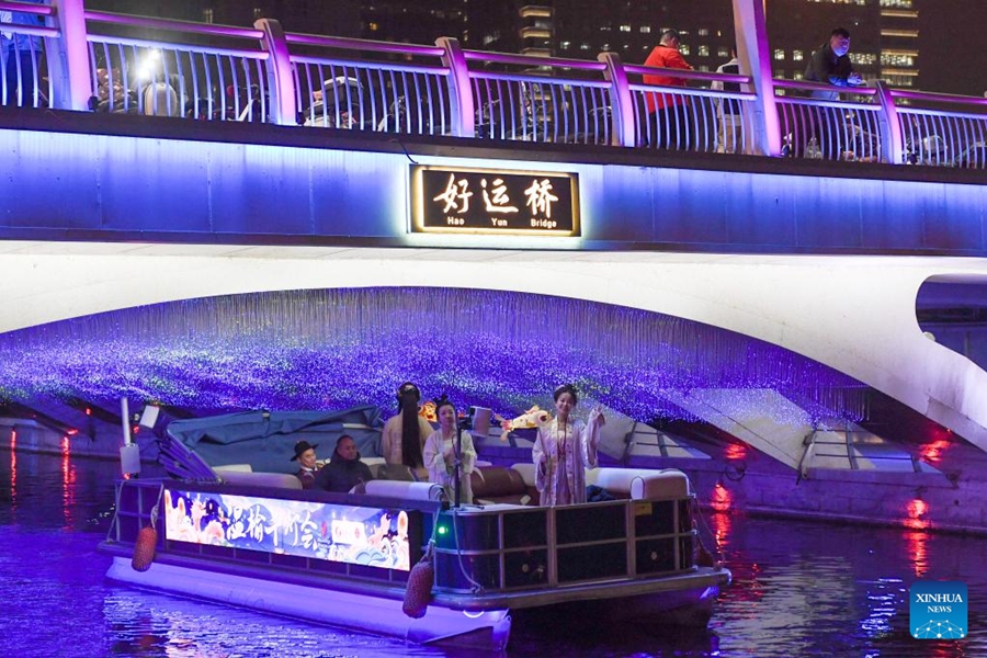Evento promozionale per il fiume Liangma tenuto a Beijing